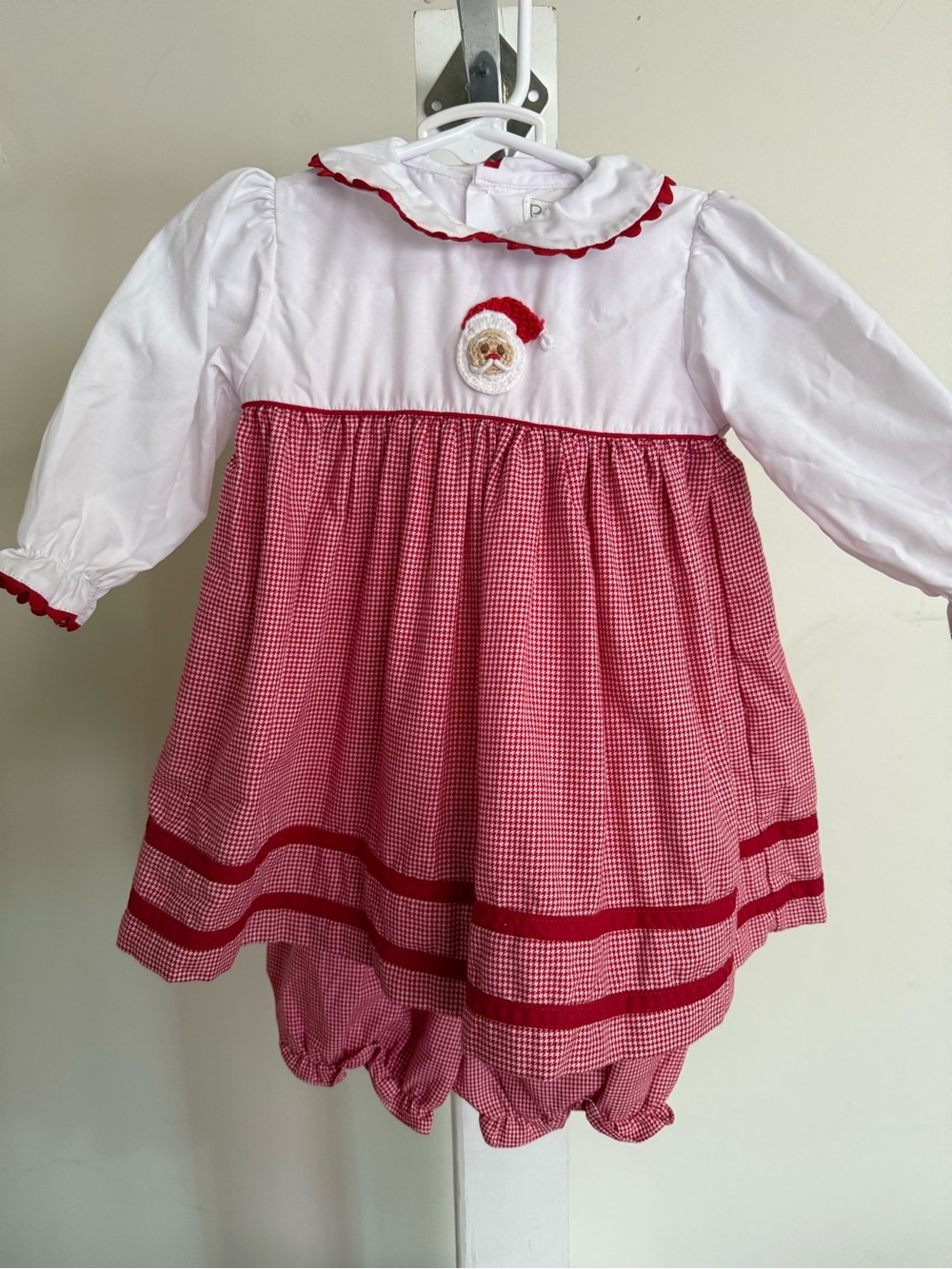 Petit Ami Christmas Dress & Bloomers